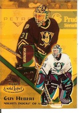 2000-01 Topps Gold Label - [Base] - Class 2 Gold #62 Guy Hebert #/299