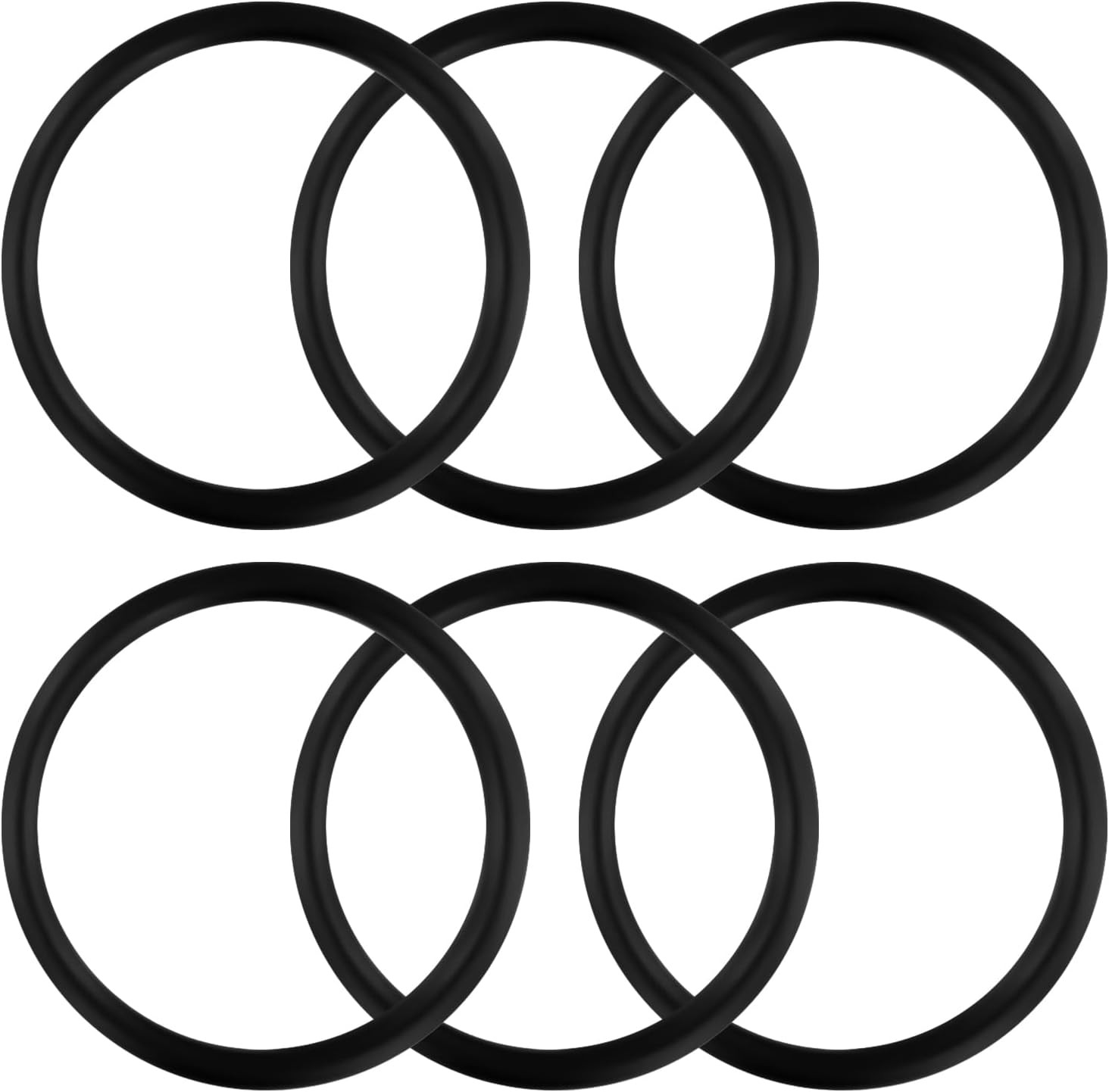 6pcs 1.5 Inch Boat Deck Fill Cap O-Ring Seal Gaskets for Fuel Water