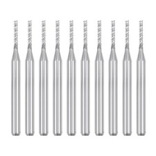 10pcs 1.4mm Carbide End Mill Engraving Router Bits for PCB Machine 1/8" Shank