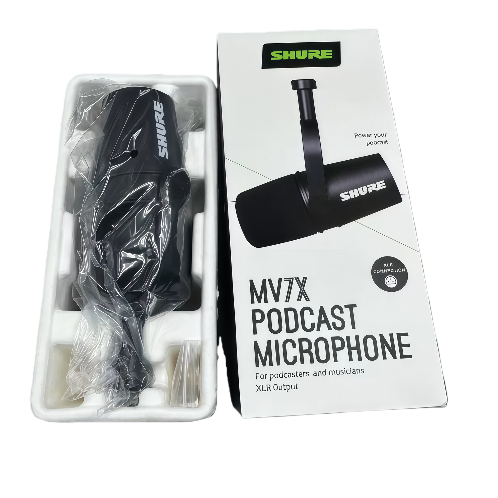 MV7X Mic Podcast Kit for Podcasting Home Recording Gaming XLR Output  NEW  US