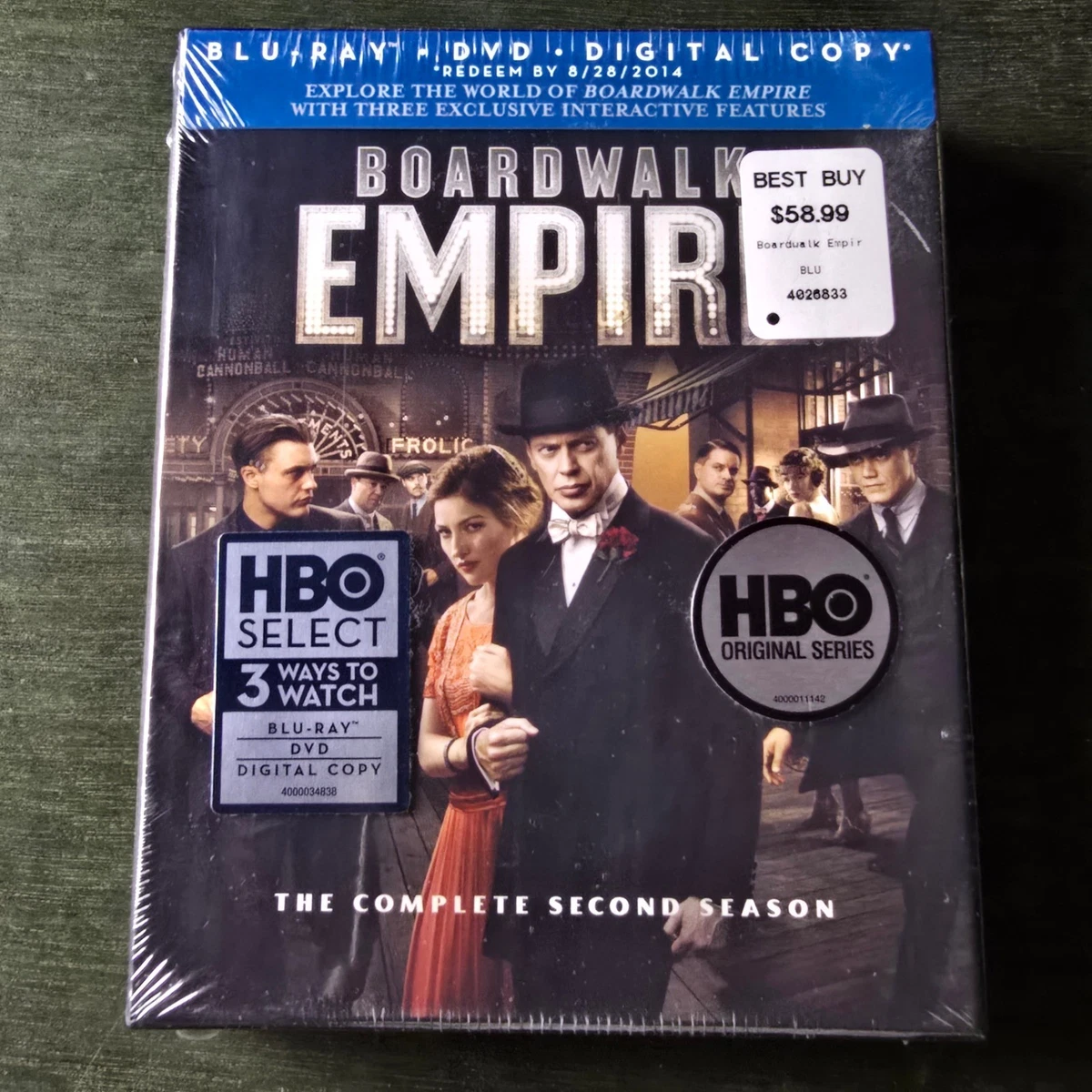 Boardwalk Empire Complete Season 2 Blu Ray DVD Digital Copy HBO