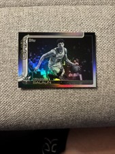 2025-26 Topps Basketball Blackout Paralell Tidjane Salaun Charlotte Hornets 