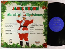 James Brown - A Soulful Christmas LP - King VG+