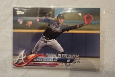 2018 Topps Update Ronald Acuna Jr. True RC, MINT-GEM. US252