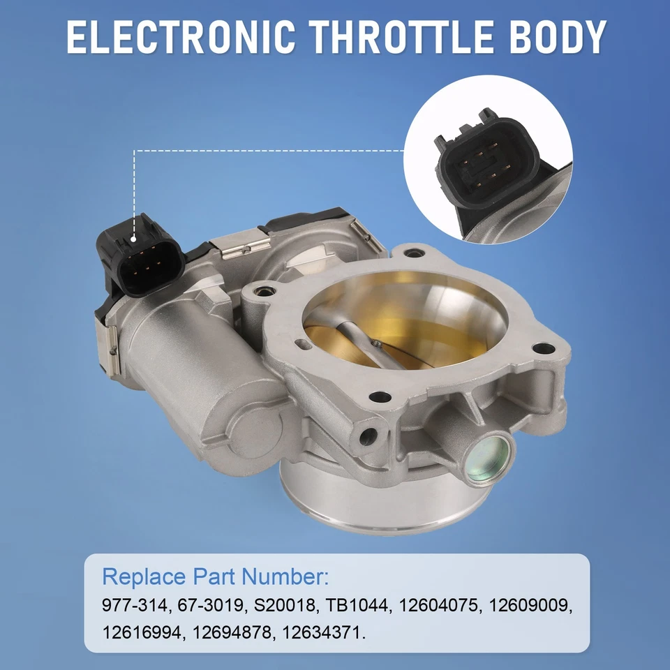 Conjunto de carrocería del acelerador para Cadillac CTS 3,0 L 3,6 L 2011 2010 2009 2008 2007 Foto 4 de 4