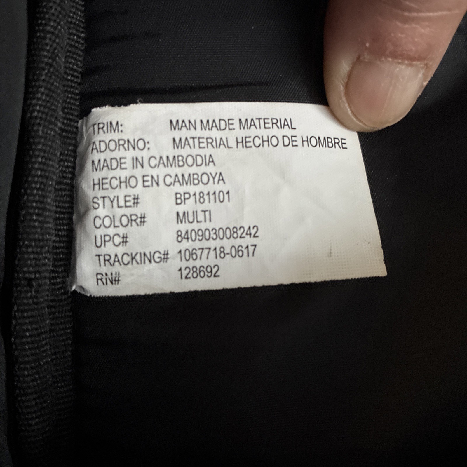 multi-colored backpack with a geometric pattern R… - image 5