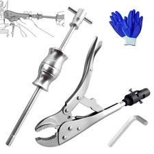 Sgt Locking Pliers Slide Hammer Set Vise Grip Puller Set Silver