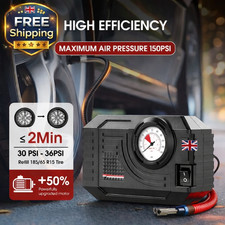 Mini Air Compressor Tyre Inflator 12V Portable Electric Pump Car Bike Motorcycle