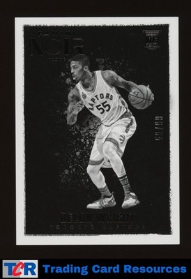 2015-16 Panini Noir #86 Delon Wright #/99