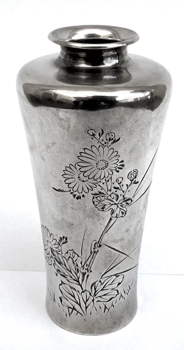 日本初级银花瓶| eBay