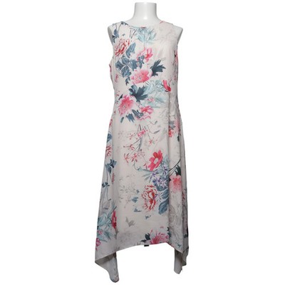 Wallis, Kleid, Größe: 38, Beige/Mehrfarbig, Polyester, Blumen, Damen #u5H