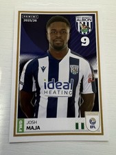 PANINI EFL 2025 - 26  STICKER   JOSH MAJA    WEST BROMWICH ALBION    #451