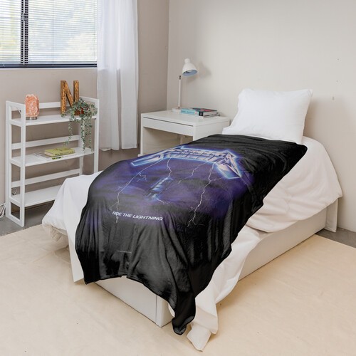 Metallica - Rocksax - Metallica - Sherpa Fleece Blanket - Ride The Lightning (60
