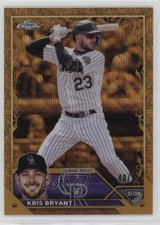 2023 Topps Gilded Collection Gold Wave Refractor 40/75 Kris Bryant #45 0wc9