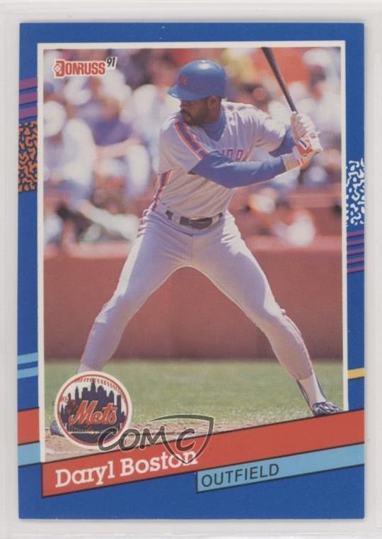 1991 Donruss Daryl Boston (1 Yellow Stripe on Right Border) #210 te2