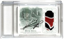 2015 Topps Dynasty 4/5 David Ortiz Auto Patch #AP-DO2 SB6