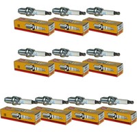 10X Original NGK ZüNdkerzen BKUR6ET-10 FüR Mercedes-Benz Seat Skoda Audi VW