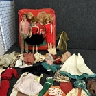 1960 Ken, 1958 Barbie & head, Tressy W/Case.Huge lot of vintage clothes for both