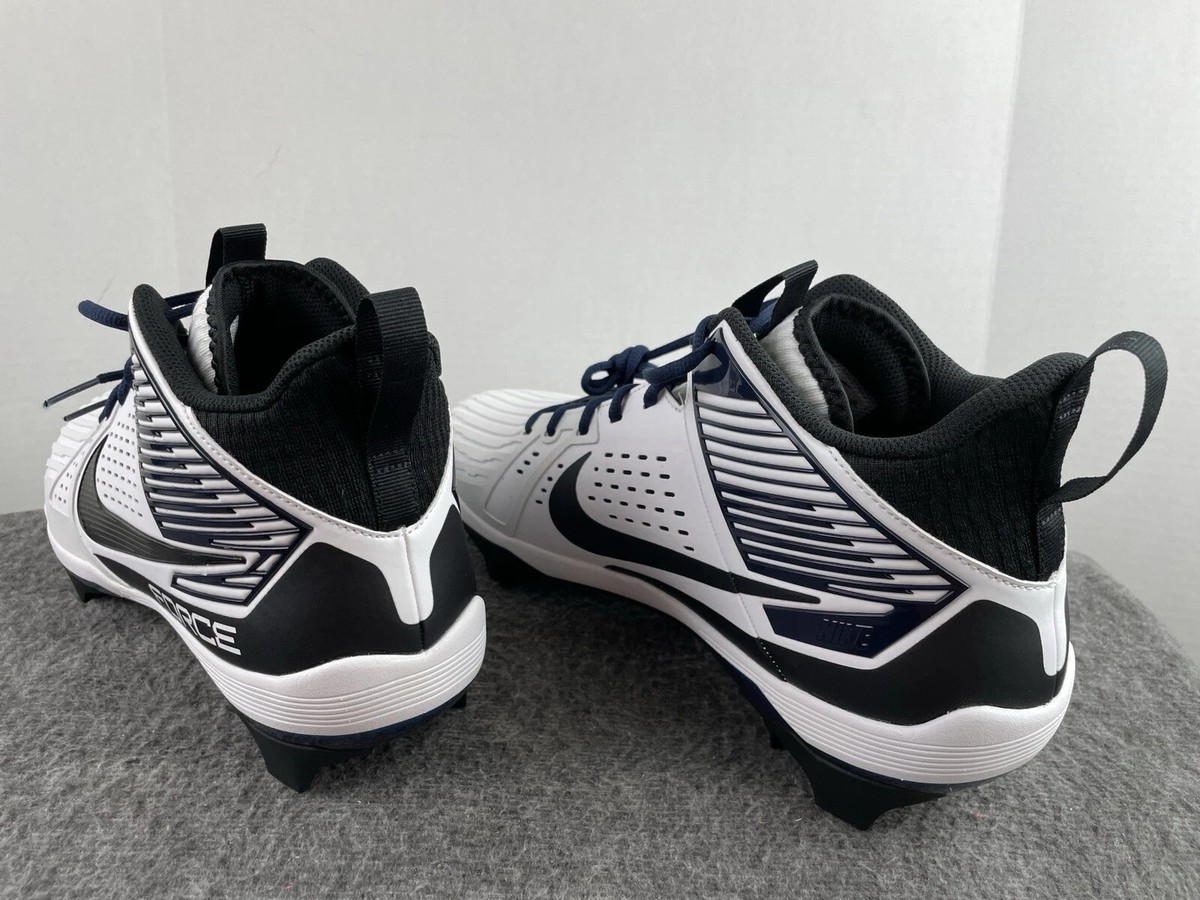 Nike Force Forced Savage Pro Football Cleats Men\'s 14 White/Blue DA5453-105 new Nike Force Forced Savage Pro da5453-105 | Mercari main image 3