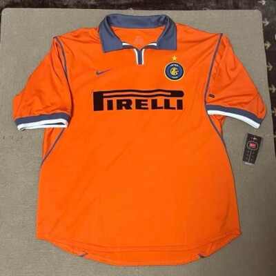 Zamorano 1+8 INTER MILAN XL 2000 2001 Maglia Shirt Jersey Pirelli