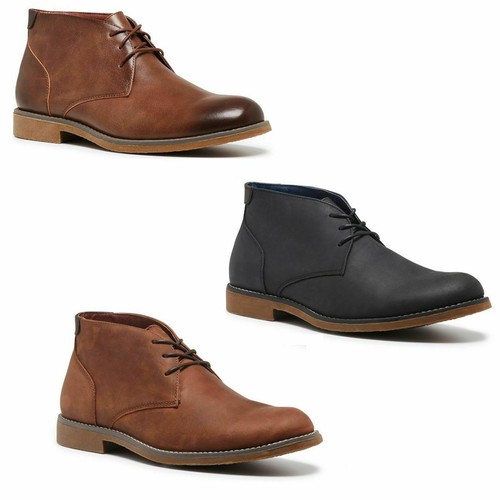 Shoes Leather Black Brown Boot | eBay