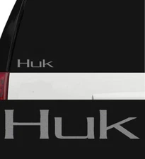 HUK Performance Fishing Gear Outdoor Sports Decal Sticker 5 inch Metallic Silver