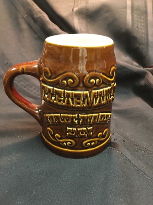 CLEARMANS NORTH WOODS INN Vtg 60's Coffee Tea Mug Beer Stein 588 | eBay