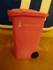 MINI CONTENEDOR CAMIÓN DE BASURA CARRO ROSA