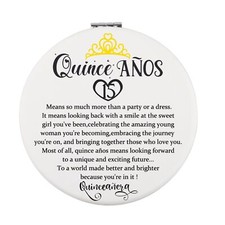 15 Anos Quinceanera Gift Quinceanera Compact Makeup Mirror Sweet 15th Birthda...