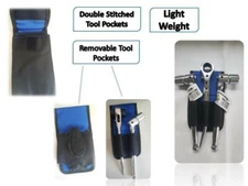 Tool Belt Scaffolder Contractor Handyman Nylon Leather 2 in 1 with pockets