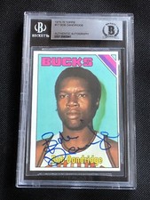 BOB DANDRIDGE 1975-76 TOPPS SIGNED AUTOGRAPHED CARD BECKETT BAS AUTHENTIC