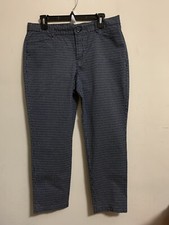 Gap Women s Pants Slim City Size 12 R Office Black With Small White Teardrop