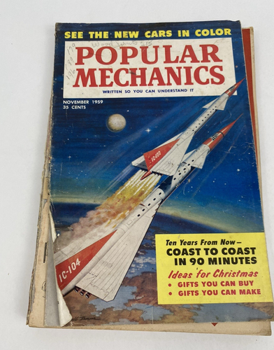 Vtg. Popular Mechanics Lot (1952–1959) – 6 Issues DIY Science Golden Anniv. - Picture 11 of 13