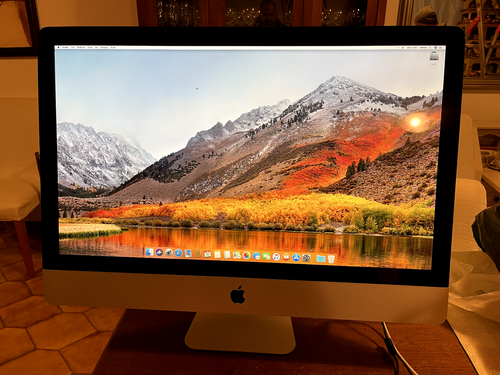 Apple iMac 27 2,8 i7 12Gb DDR3 Radeo Hd 4850 512 SSD 500GB non SLIM