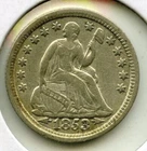 1853 Seated Liberty Silver Half Dime - Philadelphia Mint - L798