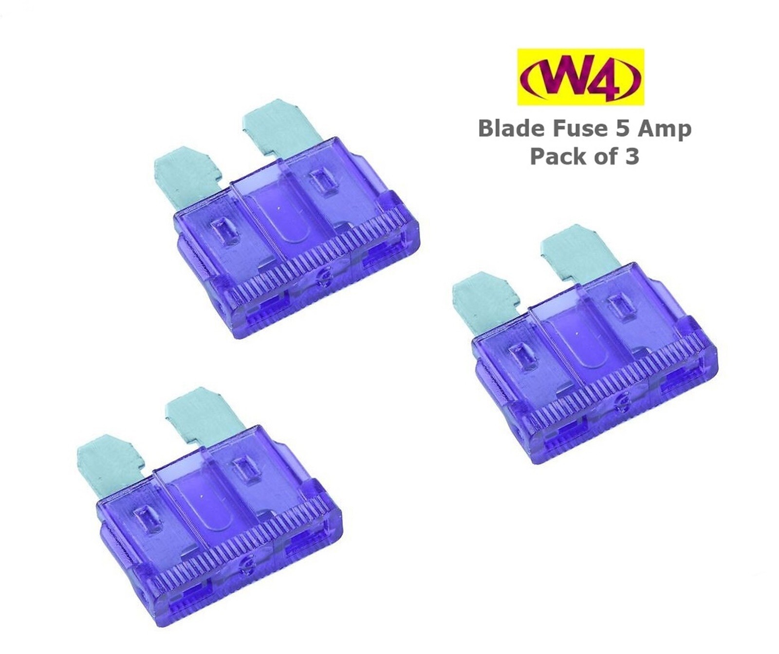 W4 3 Amp Blade Fuses - Pack of 3 - 37534