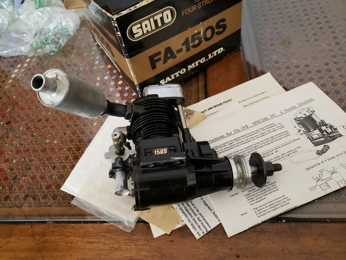 Saito Engine - Saito FA-150S four stroke - Nice! | eBay Saito Engine - Saito FA-150S four stroke - Nice! | eBay