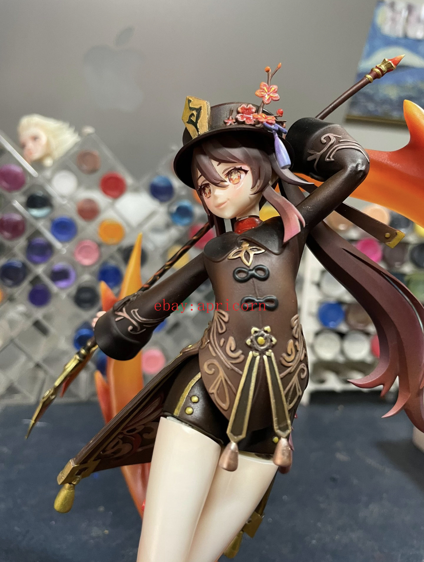 Figura De Hu Tao De Genshin Impact – 18.5 Cm De PVC, Estatua De Acción Para Coleccionar Y Decorar Escritorio