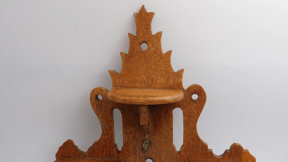 vintage supporto orologio da tasca In legno vintage pocket watch stand in wood - Image 2 of 4