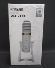 Yamaha AG01 Livestreaming USB Condenser Microphone White Mic from Japan
