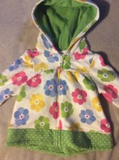Girls Gymboree zip up hoodie size 12-24 months EUC
