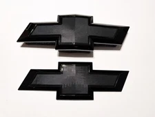 New  2016-2018 Blackout Front & Tailgate Bowtie Emblem Chevrolet Silverado 1500