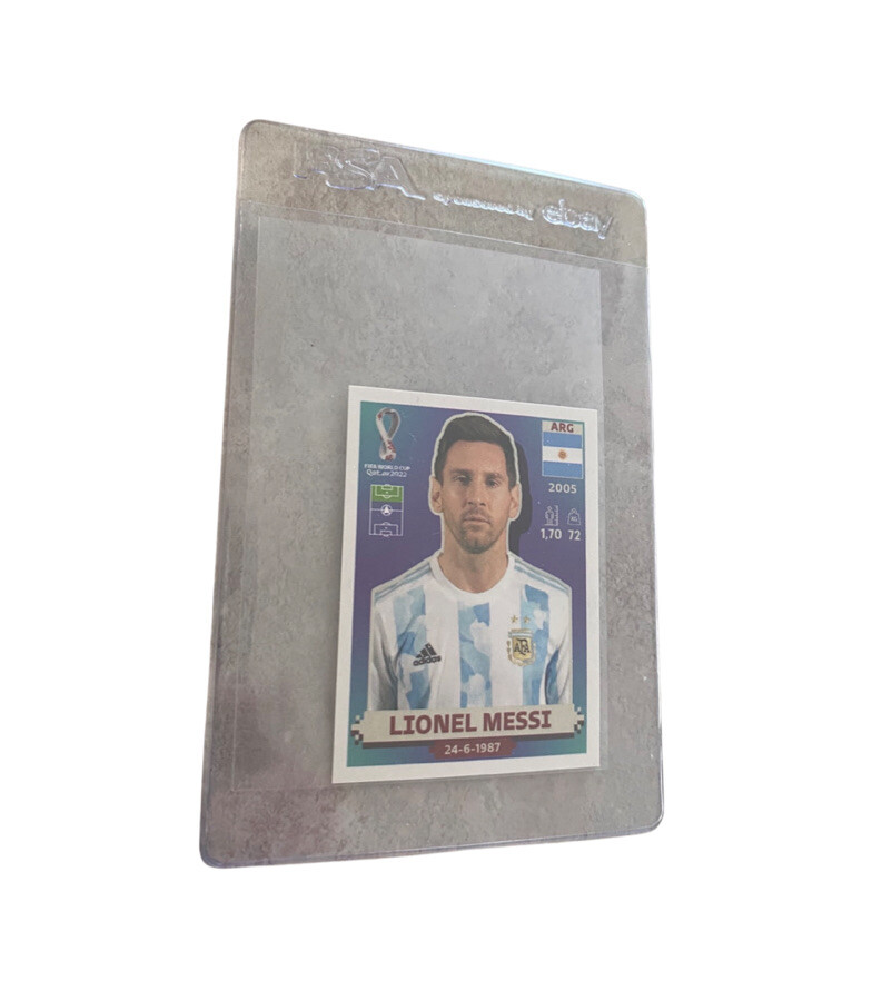 22 Panini Fifa World Cup Winner Sticker Lionel Messi Argentina