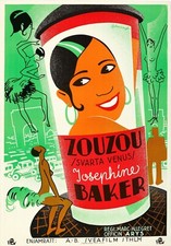 Josephine Baker in ZOU ZOU 1935 Swedish MOVIE Poster - 5 x 7 inch Print