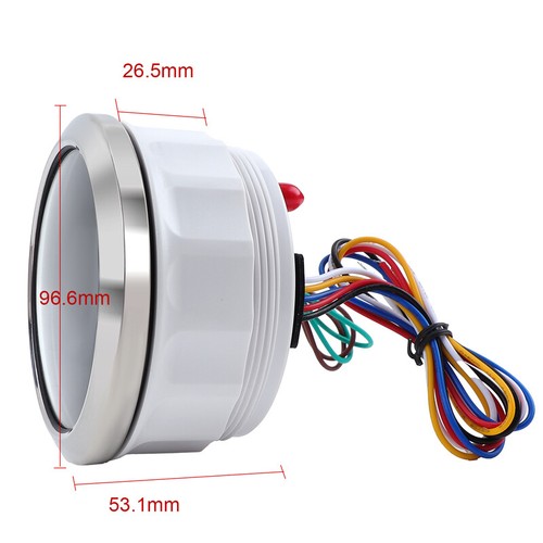 85mm Digital GPS Speedometer 6 in 1 Gauge Meter for Car Motorcycle Boat Marine - Picture 3 of 7