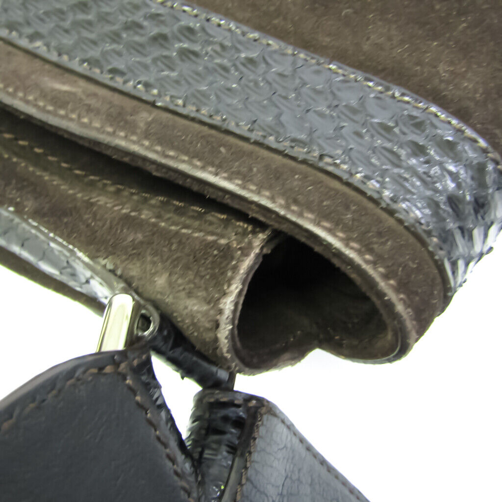 Cartier Marcello Unisex Suede Leather Handbag Sho… - image 8
