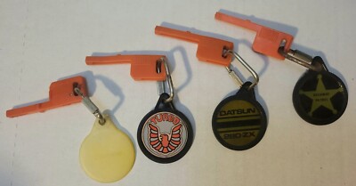 LOT Vintage Burnin Key Cars Keys ONLY-  Kidco 1980