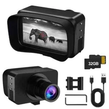 5X Optical Zoom 3in Display 4K Infrared IR Night Vision Goggles Telescope NEW