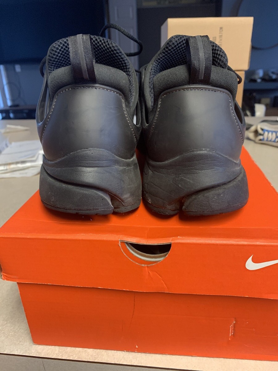 Nike Air Presto Essential Triple Black Running Shoes Men's Size 13
