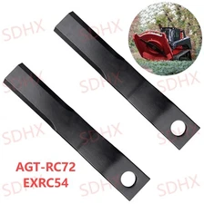 For Use with AGT-RC72/EXRC54，Skid Steer Brush Cutter Cutting Blades（2 PCS）